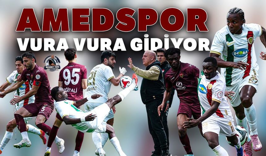 Amedspor vura vura gidiyor
