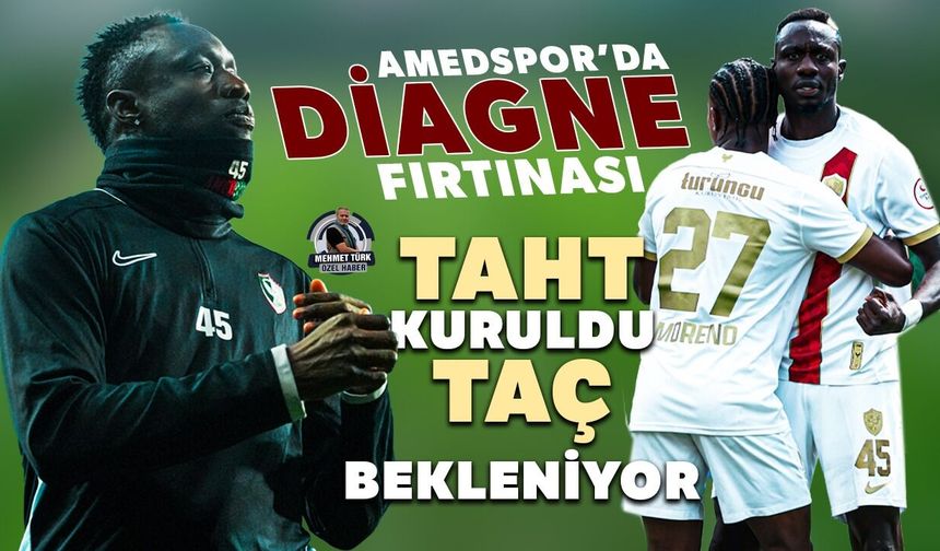 Amedspor’da Diagne fırtınası: Taht kuruldu, taç bekleniyor