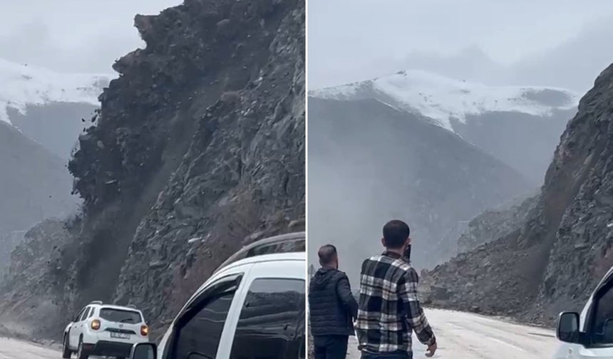 Yüksekova-Van yolunda korku dolu anlar