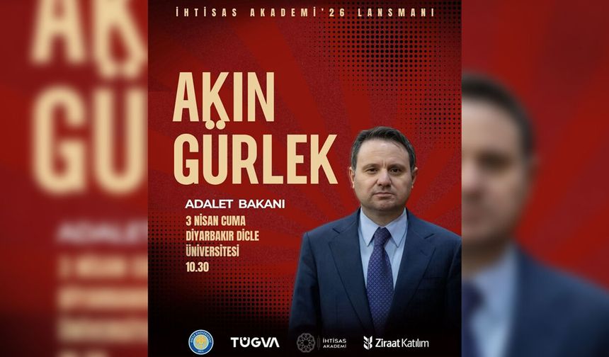 Adalet Bakanı Diyarbakır’a geliyor