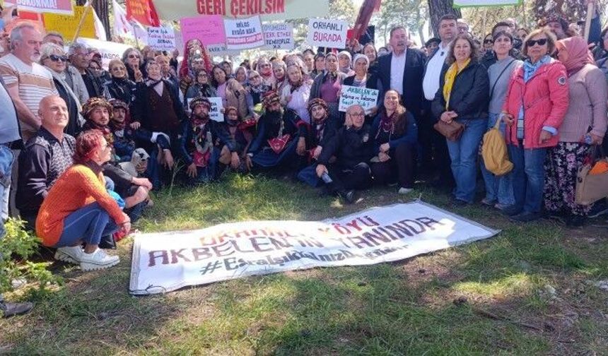 Akbelen'de acele kamulaştırma” kararına karşı kitlesel tepki