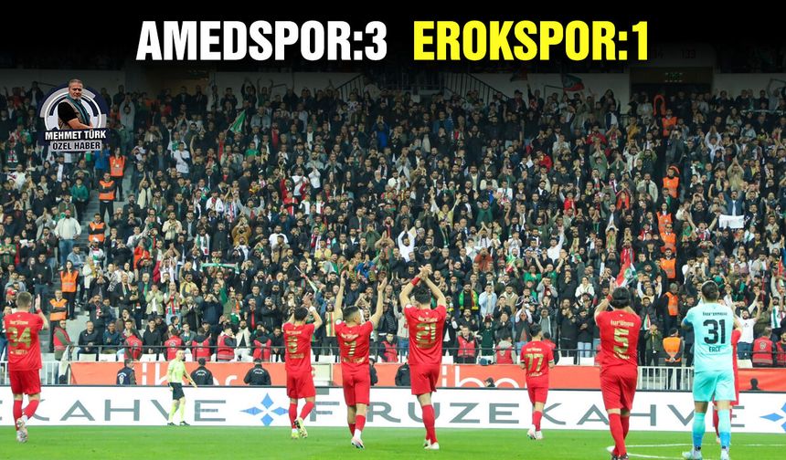 Amedspor:3  Erokspor:1