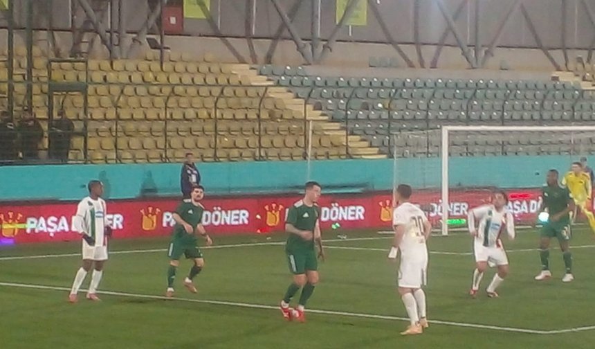 Amedspor ilk yarı umduğunu bulamadı