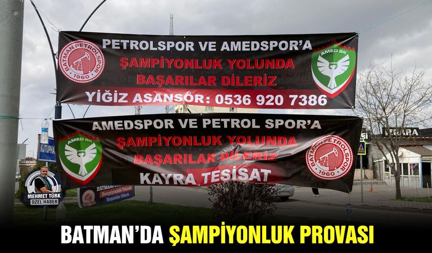 Batman’da şampiyonluk provası