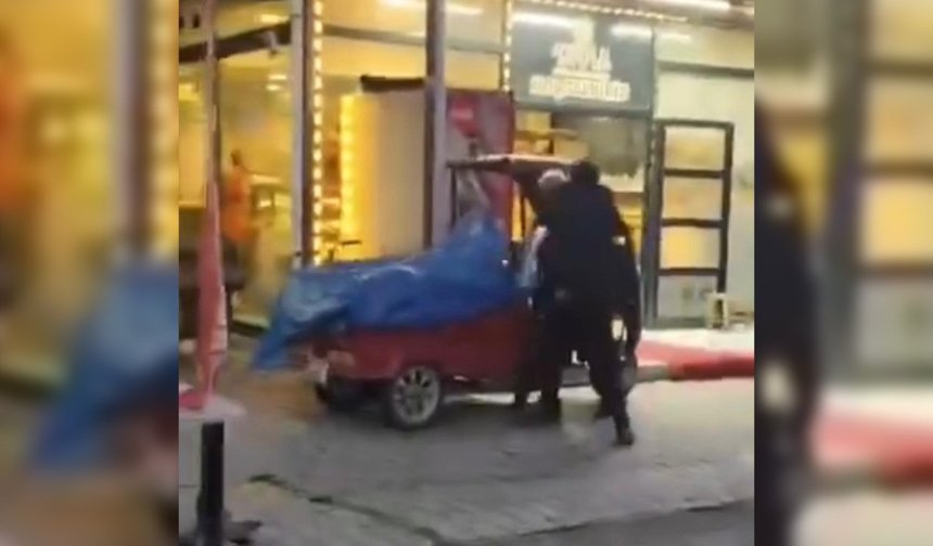 Diyarbakır’da alkollü şahıs, yoldan geçen herkesi öpmeye çalıştı