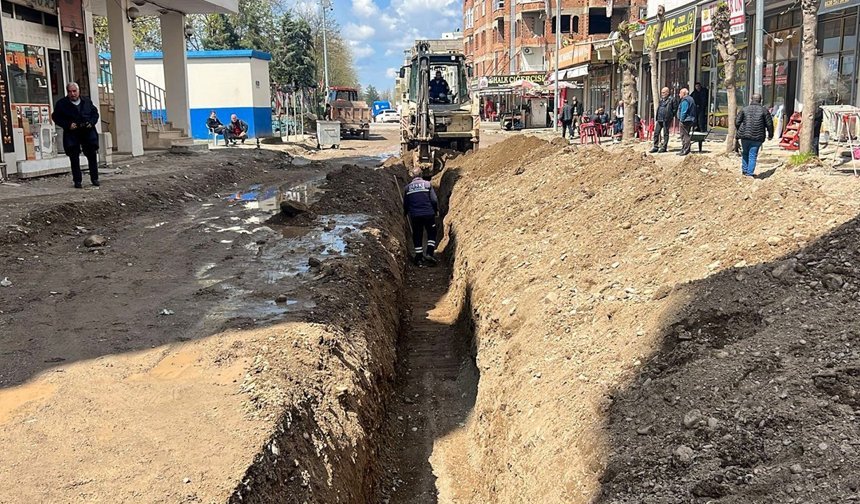 Diyarbakır Bismil’de kanalizasyon kapasitesi artırılıyor