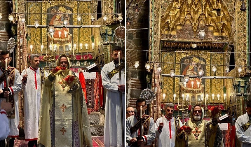 Diyarbakır'da kilisede 'paskalya bayramı'