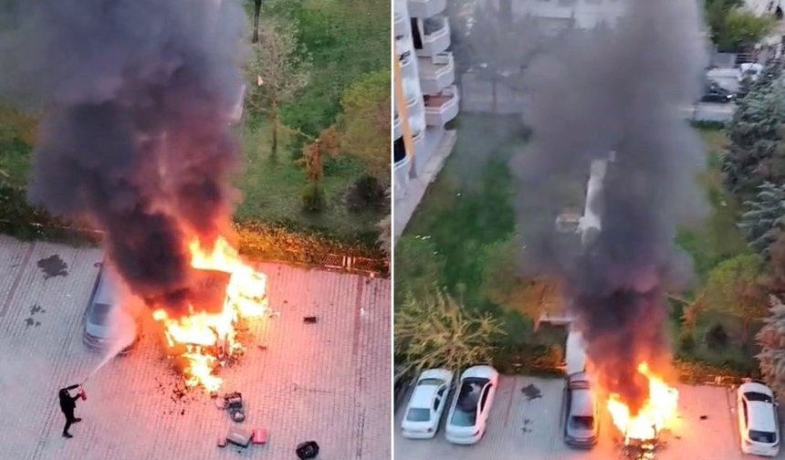 Diyarbakır’da sitede yangın: Binadakiler tahliye edildi