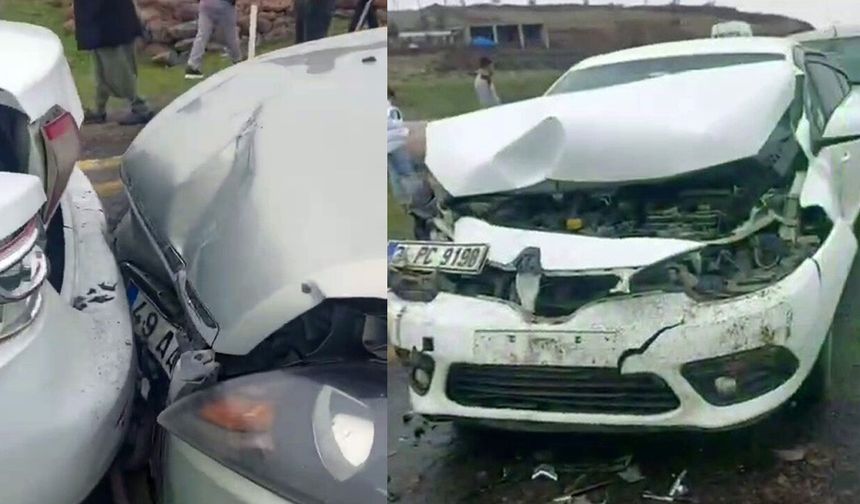 Diyarbakır'da cenaze konvoyunda kaza: 4 yaralı