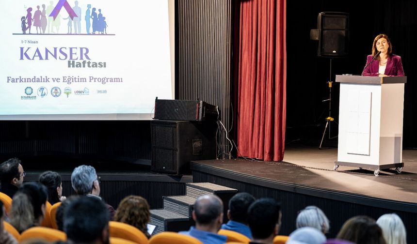 Diyarbakır’da Eşbaşkandan kansere karşı farkındalık uyarısı