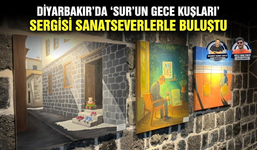 Diyarbakır’da ‘Sur’un Gece Kuşları’ sergisi sanatseverlerle buluştu