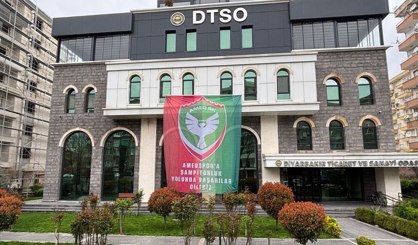 DTSO’dan Amedspor’a dev pankartlı destek