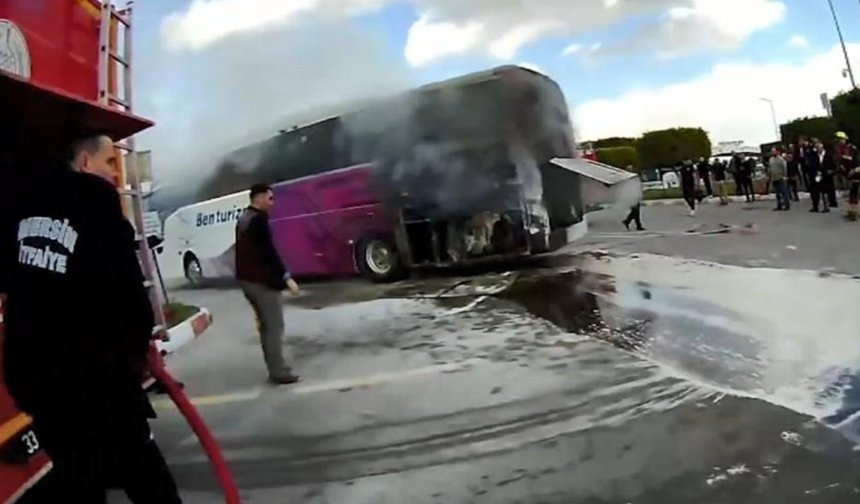 Faciadan dönüldü, yangın büyümeden söndürüldü
