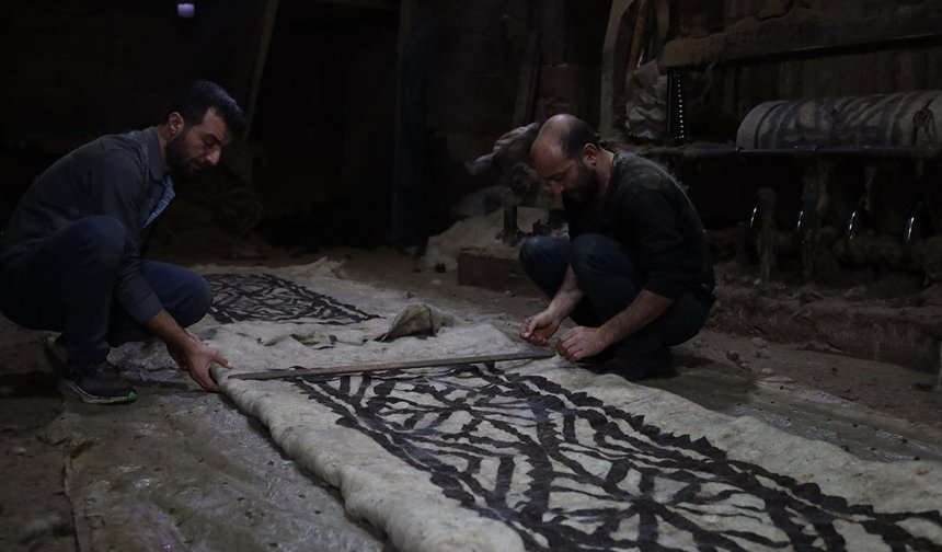 Koyun yününü sanata dönüştürenler