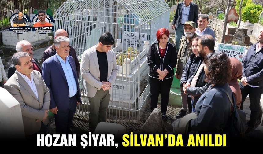 Hozan Şiyar, Silvan’da anıldı