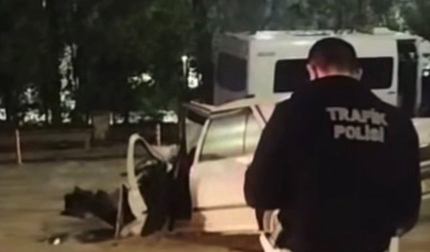 İşçi servisi ile otomobil çarpıştı: 1'i ağır 7 yaralı