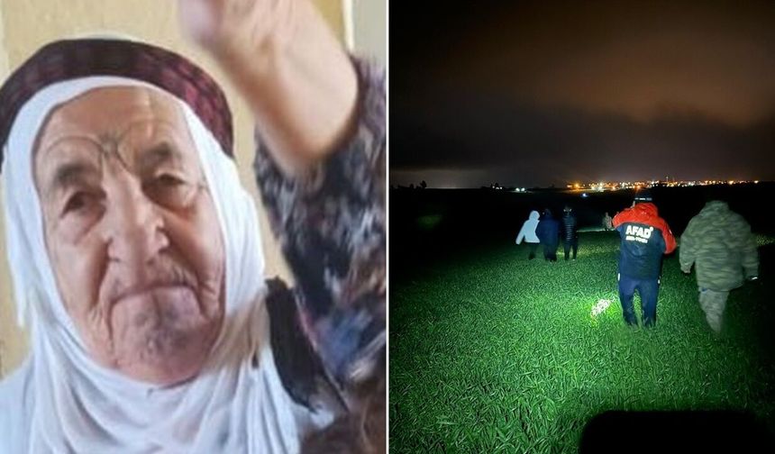 80 yaşındaki yaşlı kadın için arama çalışması