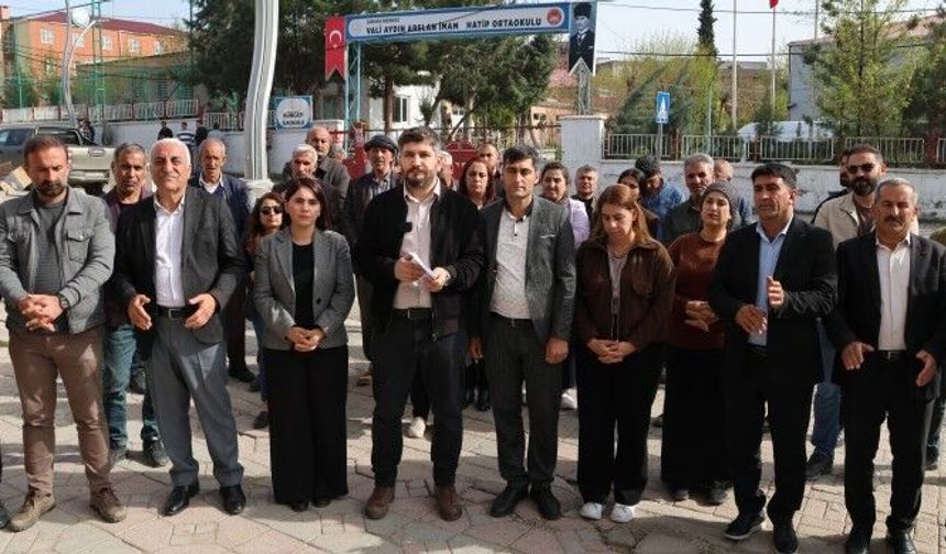 DEM Parti’den okul yıkımına tepki