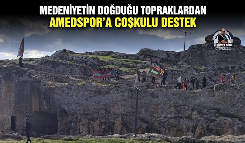 Medeniyetin doğduğu topraklardan Amedspor’a coşkulu destek