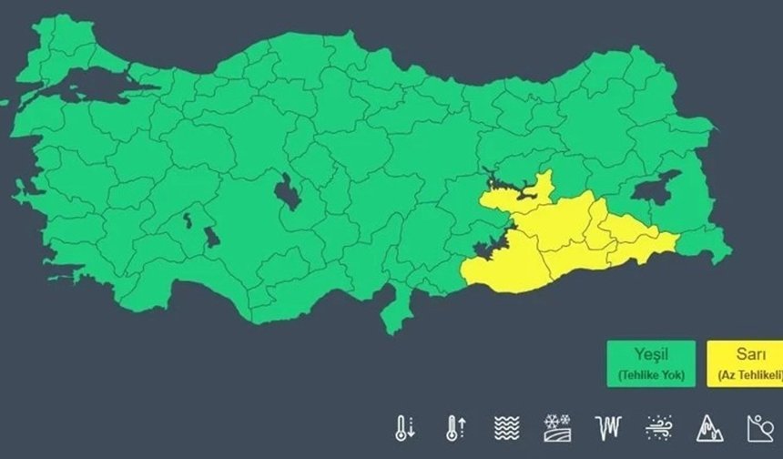 Meteoroloji Diyarbakır için saat verip uyardı!