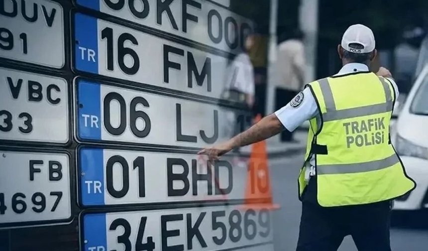 Milyonlarca sürücüyü ilgilendiren plaka kararı!