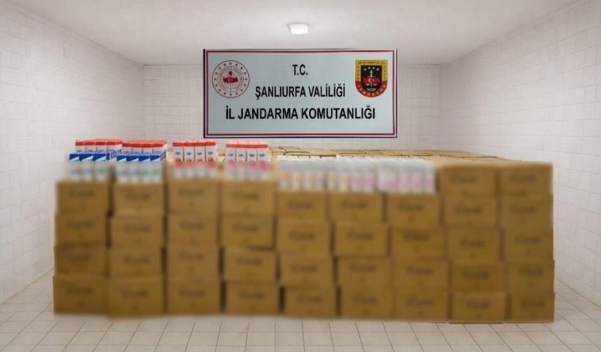 Şanlıurfa’da 1,2 milyon değerinde sahte şampuan ele geçti
