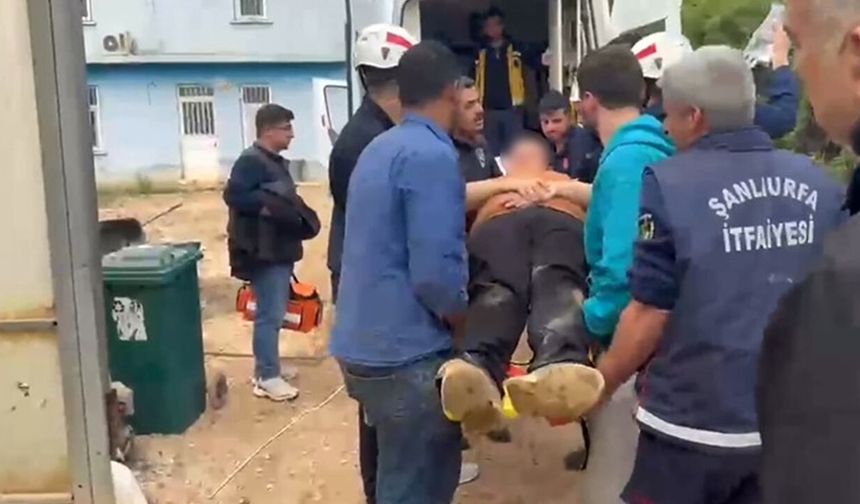 Serada çalışırken kalçasına demir saplandı