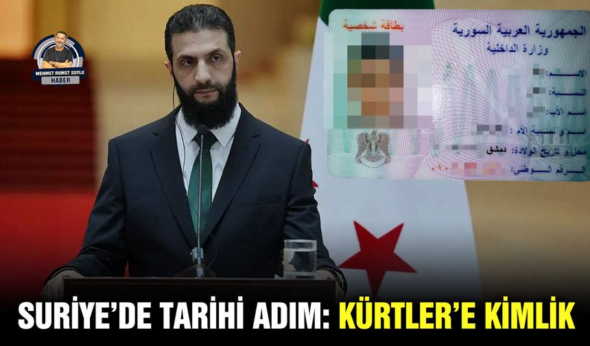 Suriye’de tarihi adım: Kürtler’e kimlik