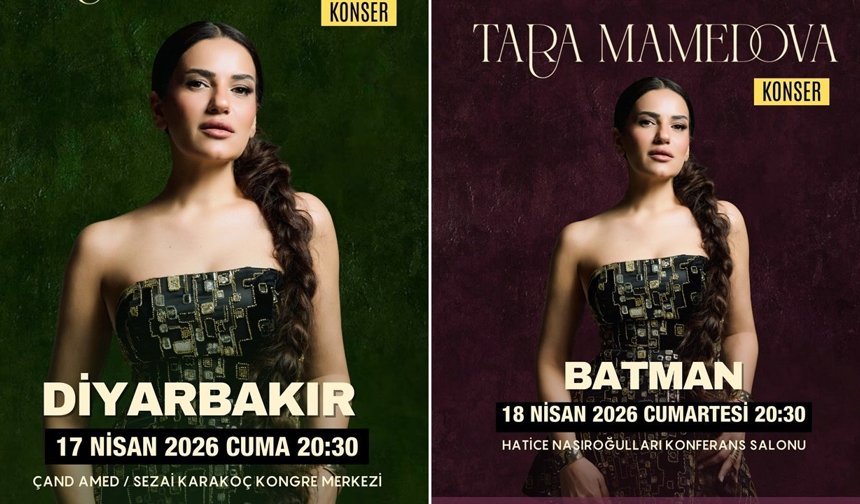 Tara Mamedova 17 Nisan’da Diyarbakır’da sahne alacak