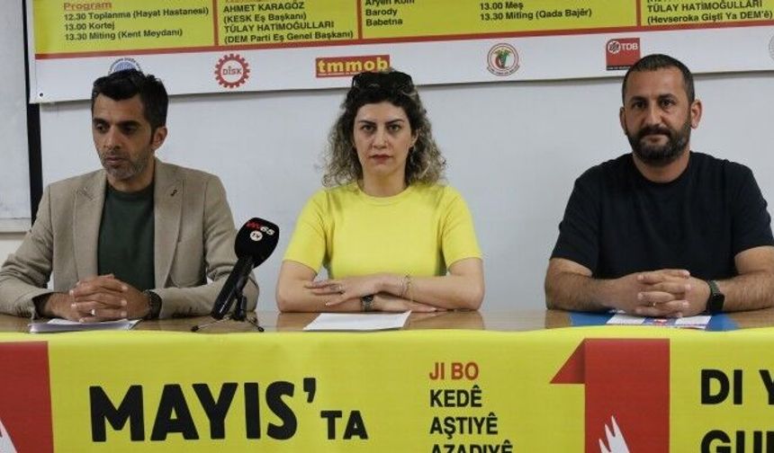 Van'da 1 Mayıs çağrısı