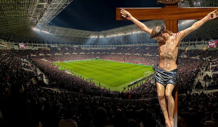 Kilisede Amedspor duası: İsa sesim geliyor mu?