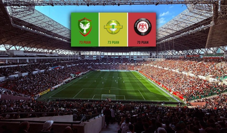 Amedspor'un Süper Lig'e yükselme hesabı