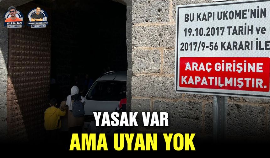 Yasak var ama uyan yok