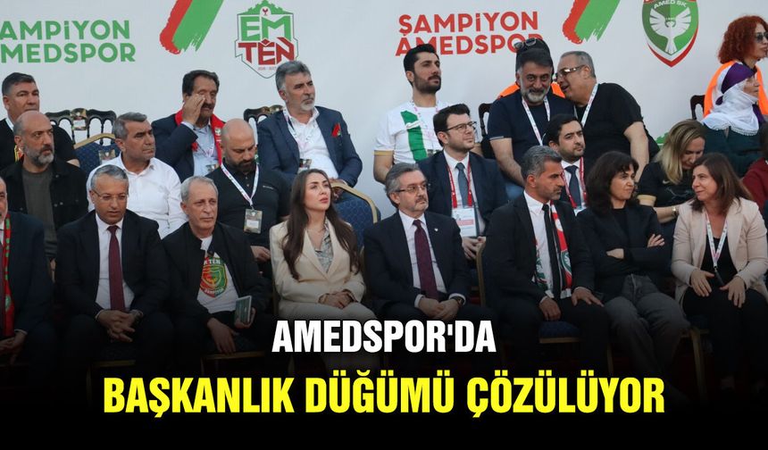 Amedspor'da başkanlık düğümü çözülüyor
