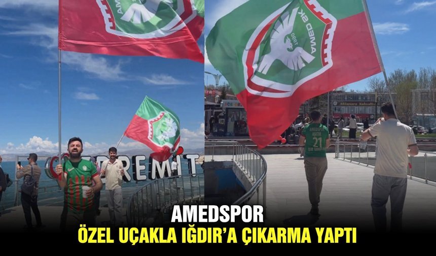 Amedspor, özel uçakla Iğdır’a çıkarma yaptı