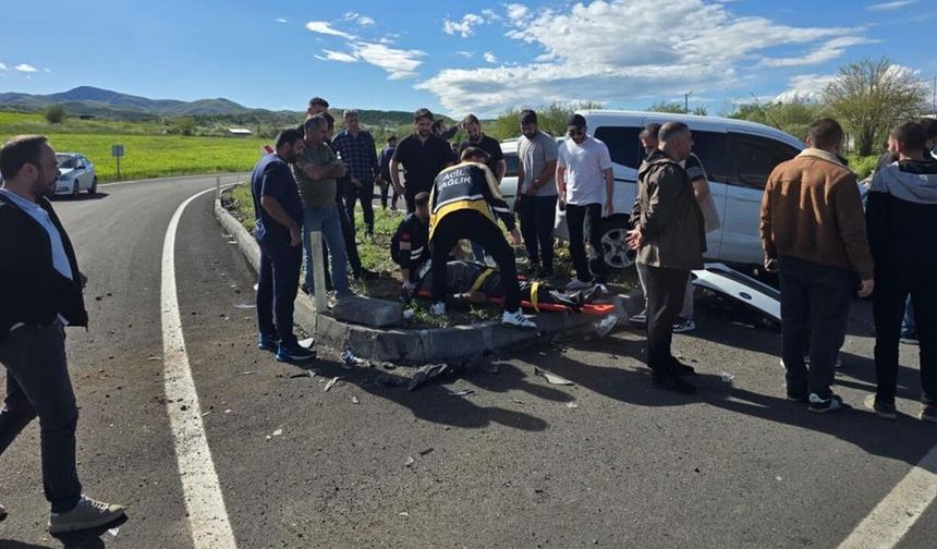 Bingöl’de trafik kazası: 4 yaralı