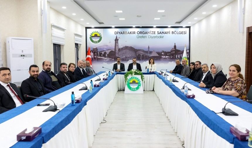 Diyarbakır Eşbaşkanlardan OSB’nin yeni yönetimine ziyaret