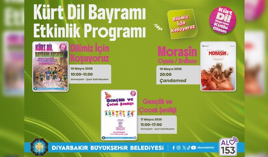 Diyarbakır’da Kürt dil bayramı çeşitli etkinliklerle kutlanacak