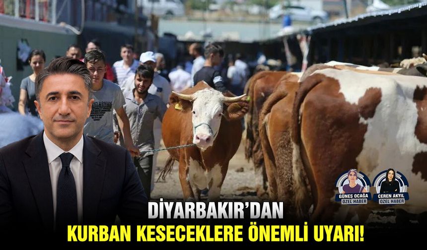 Diyarbakır’dan Kurban keseceklere önemli uyarı!