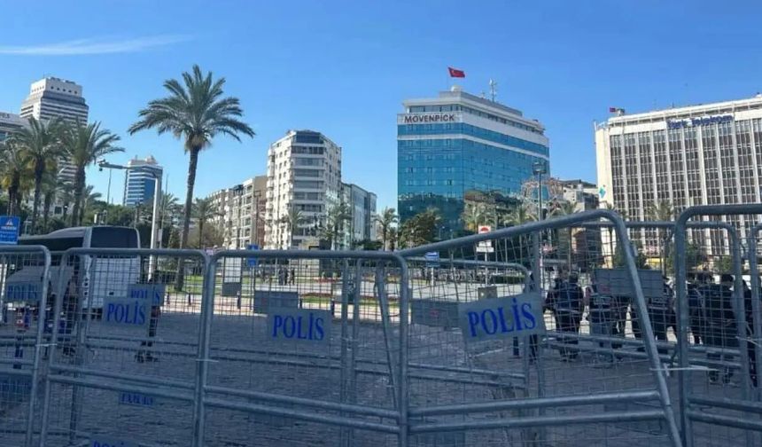 İzmir’de Özgür Özel mitingine yasak: Meydan ablukaya alındı