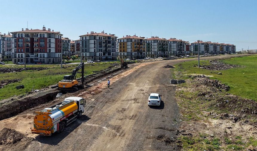 Diyarbakır’da 4 kilometrelik yeni kanalizasyon hattı