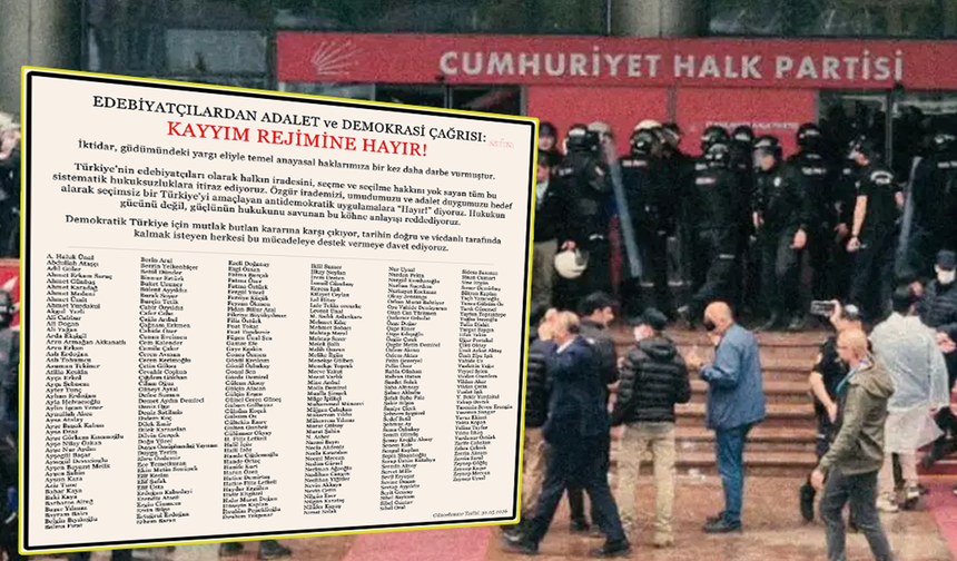 Mutlak butlan kararına 262 edebiyatçıdan tepki
