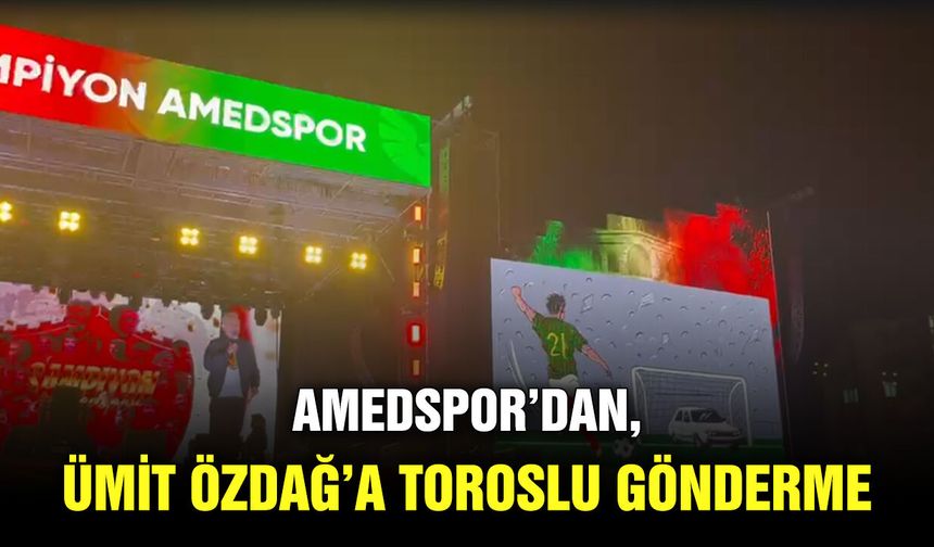 Amedspor’dan, Ümit Özdağ’a toroslu gönderme