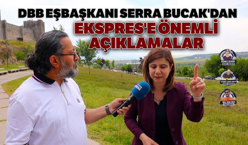 DBB Eşbaşkanı Serra Bucak'dan Ekspres'e önemli açıklamalar