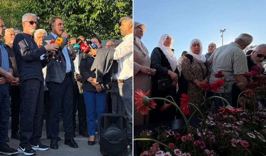 Diyarbakır’da anma: Barış için öldük, yine barış için buradayız