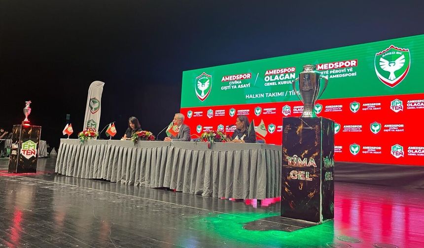 Amedspor kongresi başladı: Gözler yeni yönetim listesinde