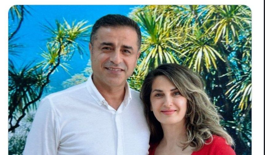 Başak Demirtaş, Selahattin Demirtaş'ın yeni fotoğrafını paylaştı