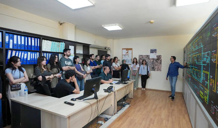 DİSKİ, Dicle Üniversitesindeki öğrencilerini su tesislerinde ağırladı