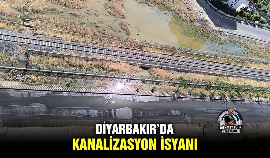Diyarbakır’da kanalizasyon isyanı