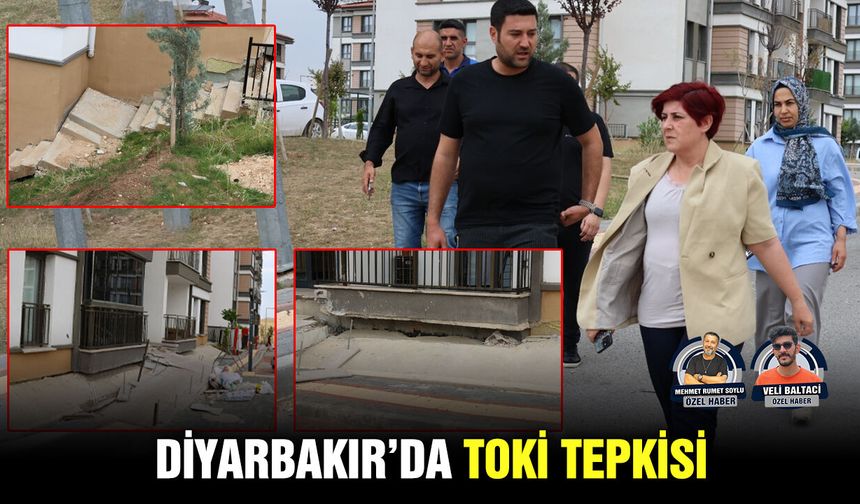 Diyarbakır’da TOKİ tepkisi